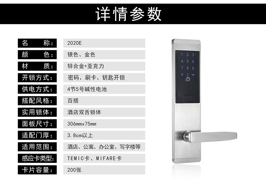 2020觸屏密碼鎖 2-1